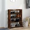 Shoe Rack Smoked Oak | Stylish & Space-Saving Design