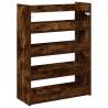 Shoe Rack Smoked Oak | Stylish & Space-Saving Design