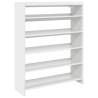 Shoe Rack White 80x25x100 cm - Stylish Storage Solution