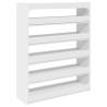 Shoe Rack White 80x25x100 cm - Stylish Storage Solution