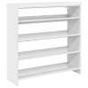 Shoe Rack White 80x25x81 cm - Stylish & Space-Saving Storage