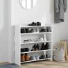 Shoe Rack White 80x25x81 cm - Stylish & Space-Saving Storage