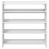 Shoe Rack White 80x25x81 cm - Stylish & Space-Saving Storage