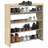  Shoe Rack Sonoma Oak 80x25x81 cm Engineered Wood Colour sonoma oak Quantity in Package 1 Height 81 cm Width 80 cm 