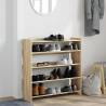 Sonoma Oak Shoe Rack - Stylish & Space-Saving Storage