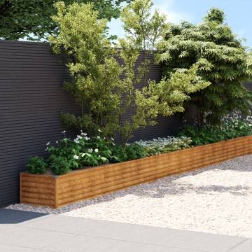 Garden Raised Bed 1152x50x36 cm Corten Steel - Durable & Stylish