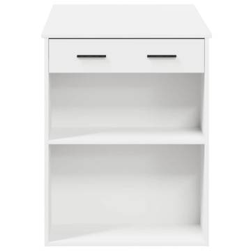 White Desk with Drawer & Shelf - 102x62 cm | HipoMarket