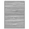 Cabinets with 2 Drawers - Grey Sonoma 60x31x40 cm - Stylish Storage