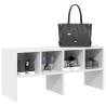 Stackable White Shoe Rack - 89.5x30x40 cm | Hipomarket