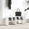 Stackable White Shoe Rack - 89.5x30x40 cm | Hipomarket