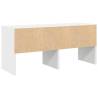 Stackable White Shoe Rack - 89.5x30x40 cm | Hipomarket