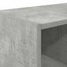 Stackable Shoe Rack in Concrete Grey - 89.5x30x40 cm