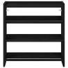 Shoe Rack Black 60x25x62 cm - Stylish Storage Solution