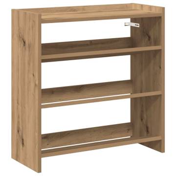 Shoe Rack Artisan Oak - Elegant Storage Solution 60x25x62 cm