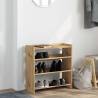 Shoe Rack Artisan Oak - Elegant Storage Solution 60x25x62 cm