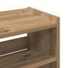 Shoe Rack Artisan Oak - Elegant Storage Solution 60x25x62 cm