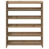 Shoe Rack Artisan Oak - Stylish Storage 80x25x100 cm