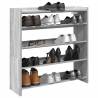  Shoe Rack Grey Sonoma 80x25x81 cm Engineered Wood Colour grey sonoma Quantity in Package 1 Height 81 cm Width 80 cm 