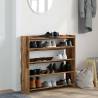 Shoe Rack Old Wood 80x25x81 cm - Stylish Storage Solution