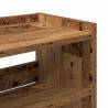 Shoe Rack Old Wood 80x25x81 cm - Stylish Storage Solution