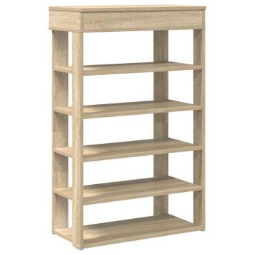 Shoe Rack Sonoma Oak - Stylish & Durable Storage Solution