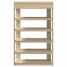 Shoe Rack Sonoma Oak - Stylish & Durable Storage Solution