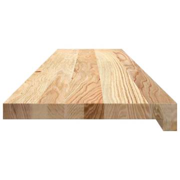 Solid Oak Stair Treads - 4 Pack | Untreated Natural Wood