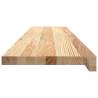 Solid Oak Stair Treads - 4 Pack | Untreated Natural Wood