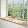 Untreated Solid Oak Window Sills - 2 pcs 140x40x2 cm