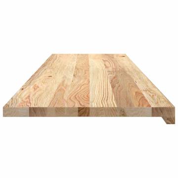 Untreated Solid Oak Window Sills - 2 pcs 140x40x2 cm