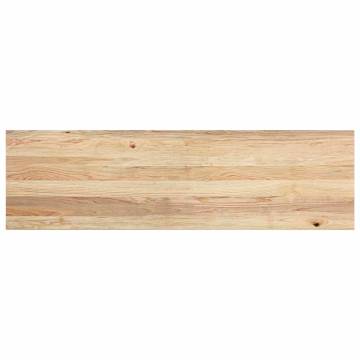 Untreated Solid Oak Window Sills - 2 pcs 140x40x2 cm