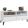 TV Cabinet White 100x34.5 cm | Stylish Storage Solution