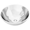 Elegant Ceramic Wash Basin 32.5x14 cm in Silver | HipoMarket