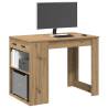  Desk with Drawer and Shelf Artisan Oak 102x62x77.5 cm Engineered Wood Colour artisan oak Quantity in Package 1 