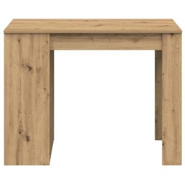 Artisan Oak Desk with Drawer & Shelf - Functional Style