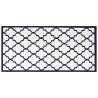 Navy & White Outdoor Rug 80x150 cm - Reversible & Durable