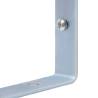 Support Brackets for Fence Post - 3 pcs Galvanised Steel