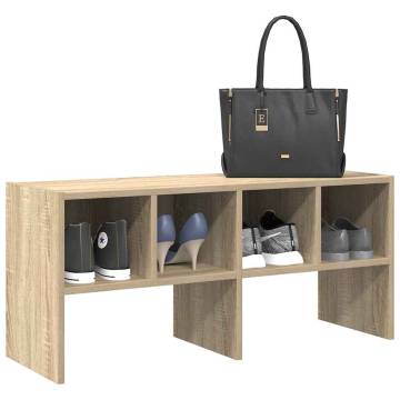 Shoe Rack Stackable Sonoma Oak - 89.5x30x40 cm | HipoMarket