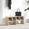 Shoe Rack Stackable Sonoma Oak - 89.5x30x40 cm | HipoMarket