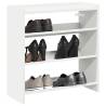  Shoe Rack White 60x25x62 cm Engineered Wood Colour white Quantity in Package 1 Height 62 cm Width 60 cm 