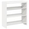 Shoe Rack White 60x25x62 cm Engineered Wood - Stylish & Durable