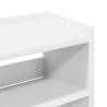 Shoe Rack White 60x25x62 cm Engineered Wood - Stylish & Durable