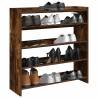  Shoe Rack Smoked Oak 80x25x81 cm Engineered Wood Colour smoked oak Quantity in Package 1 Height 81 cm Width 80 cm 