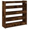 Shoe Rack Smoked Oak 80x25x81 cm - Stylish Storage Solution