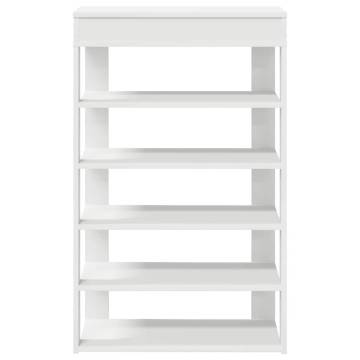 Shoe Rack White 60x30x98 cm | Stylish & Durable Storage