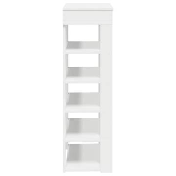 Shoe Rack White 60x30x98 cm | Stylish & Durable Storage