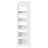 Shoe Rack White 60x30x98 cm | Stylish & Durable Storage