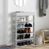 Shoe Rack Grey Sonoma 60x30x98 cm - Stylish Storage Solution