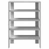 Shoe Rack Grey Sonoma 60x30x98 cm - Stylish Storage Solution