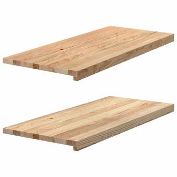 Untreated Solid Oak Window Sills - 2 pcs | HipoMarket